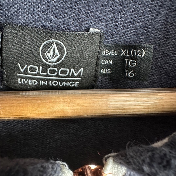 Volcom Navy Blue Knit Sweater - Picture 4 of 4